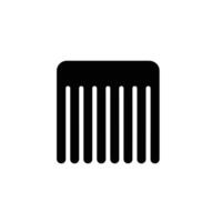 Abstract Of Comb Isolated Clipart with Subtle Texture vector