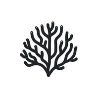 Elegant Of Coral Illustration with Subtle Texture vector