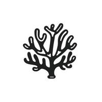 Flat Of Coral Illustration with Subtle Texture vector
