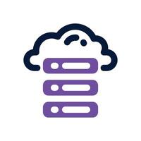 big data dual tone icon. Sleek and modern icon for websites, mobile apps, marketing materials, and corporate design. Fully scalable and ready to use. vector