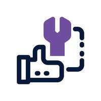 repair dual tone icon. Sleek and modern icon for websites and mobile apps. vector