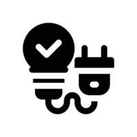 innovation glyph icon. Strong and solid icon for websites and mobile apps. vector