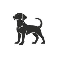 Flat Of Dog Design Element in HD Quality vector