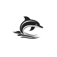 Creative Of Dolphin Design Element in HD Quality vector