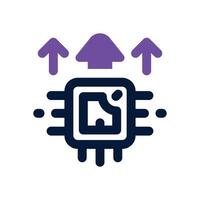firmware dual tone icon. Sleek and modern icon for websites and mobile apps. vector