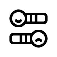 satisfaction line icon. Clean and minimalist icon for websites and mobile apps. vector