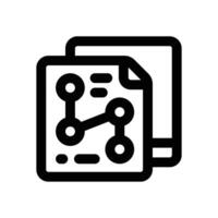 infographic line icon. Clean and minimalist icon for websites and mobile apps. vector