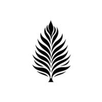 Realistic Of Fir Illustration for Branding vector