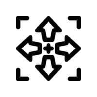 move line icon. Clean and minimalist icon for websites and mobile apps. vector