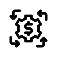 adaptability line icon. Clean and minimalist icon for websites and mobile apps. vector