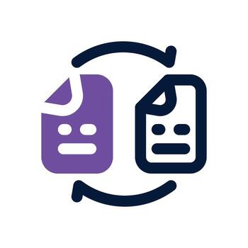 data science dual tone icon. Sleek and modern icon for websites and mobile apps. vector