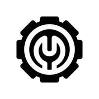 configuration glyph icon. Strong and solid icon for websites, mobile interfaces, presentations, and visual branding. High quality and easy to edit. vector
