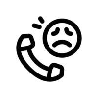 complaint call line icon. Clean and minimalist icon for websites and mobile apps. vector