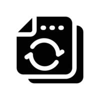 testing glyph icon. Strong and solid icon for websites, mobile interfaces, presentations, and visual branding. High quality and easy to edit. vector