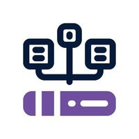data storage dual tone icon. Sleek and modern icon for websites, mobile apps, marketing materials, and corporate design. Fully scalable and ready to use. vector