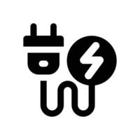 renewable energy glyph icon. Strong and solid icon for websites and mobile apps. vector