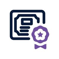 tech patent dual tone icon. Sleek and modern icon for websites and mobile apps. vector