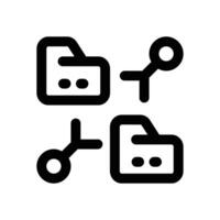 data exchange line icon. Clean and minimalist icon for websites and mobile apps. vector
