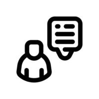 review line icon. Clean and minimalist icon for websites and mobile apps. vector