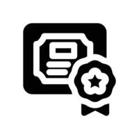 tech patent glyph icon. Strong and solid icon for websites and mobile apps. vector