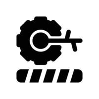system control glyph icon. Strong and solid icon for websites and mobile apps. vector
