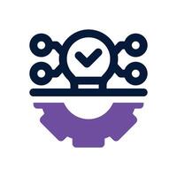 emerging dual tone icon. Sleek and modern icon for websites and mobile apps. vector