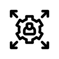 capability line icon. Clean and minimalist icon for websites and mobile apps. vector
