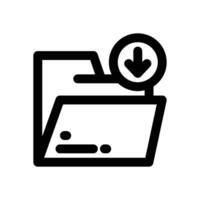 backup file line icon. Clean and minimalist icon for websites and mobile apps. vector