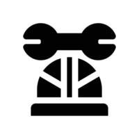 tool glyph icon. Strong and solid icon for websites and mobile apps. vector