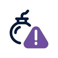 disruption dual tone icon. Sleek and modern icon for websites and mobile apps. vector