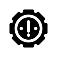 problem glyph icon. Strong and solid icon for websites and mobile apps. vector