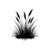 Elegant Of Grass Graphic Template with Clean Style vector