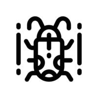 bug problem line icon. Clean and minimalist icon for websites and mobile apps. vector