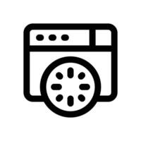loading line icon. Clean and minimalist icon for websites and mobile apps. vector