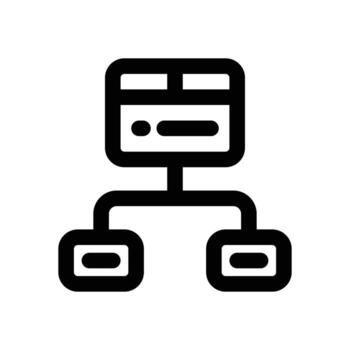 vínculo de retroceso línea icono. limpiar y minimalista icono para sitios web y móvil aplicaciones vector