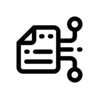 clasification line icon. Clean and minimalist icon for websites and mobile apps. vector