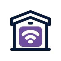 home automation dual tone icon. Sleek and modern icon for websites and mobile apps. vector