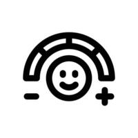 positive line icon. Clean and minimalist icon for websites and mobile apps. vector
