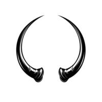 Abstract Of Horn Icon Set on White Background vector