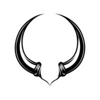 Realistic Of Horn Design Element for Branding vector