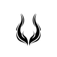 Modern Of Horn Isolated Clipart on White Background vector