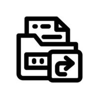 data recovery line icon. Clean and minimalist icon for websites and mobile apps. vector