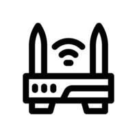 router line icon. Clean and minimalist icon for websites, mobile apps, presentations, and logos. Fully scalable and customizable for any project. vector