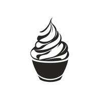 Flat Of Ice Illustration with Subtle Texture vector