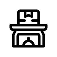 scale line icon. Clean and minimalist icon for websites and mobile apps. vector