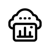 server optimization line icon. Clean and minimalist icon for websites and mobile apps. vector