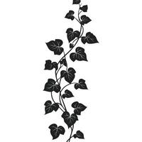 Elegant Of Ivy Design Element for Branding vector