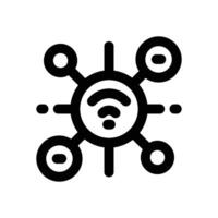 connection line icon. Clean and minimalist icon for websites and mobile apps. vector