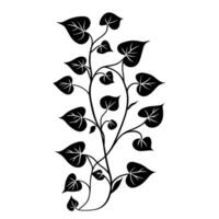 Hand-Drawn Of Ivy Logo Design Element for Branding logo vector