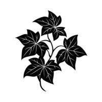 Abstract Of Ivy Design Element with Clean Style vector